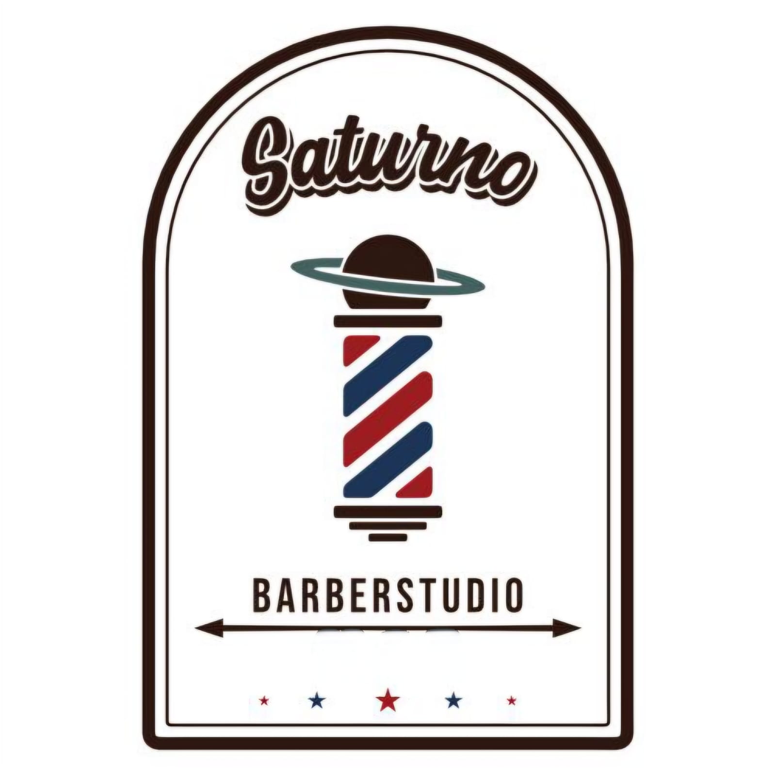 Logo de Saturno Barber Studio