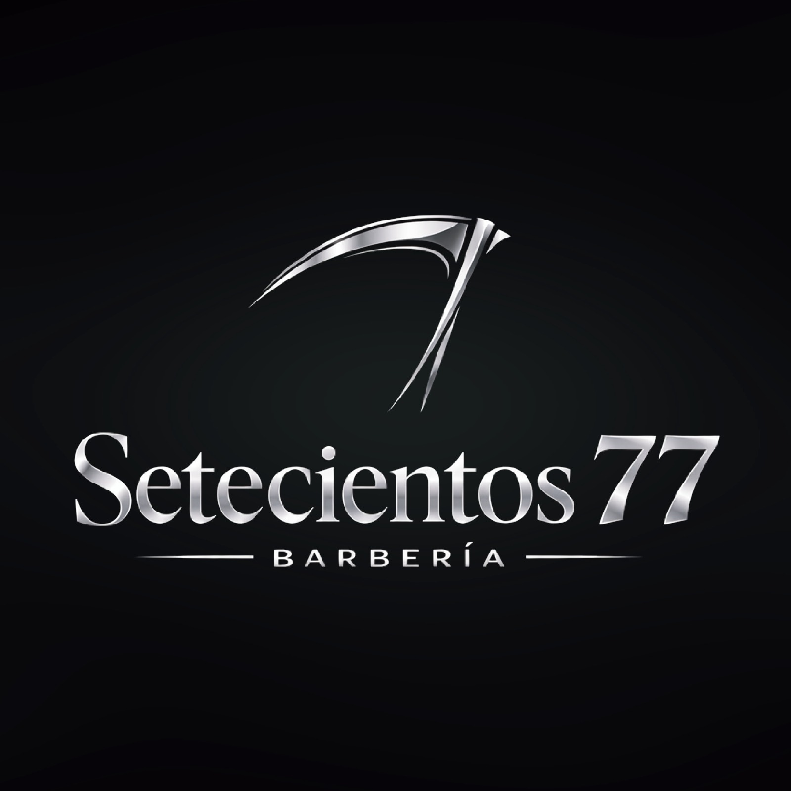 Logo de Barberia setecientos 77
