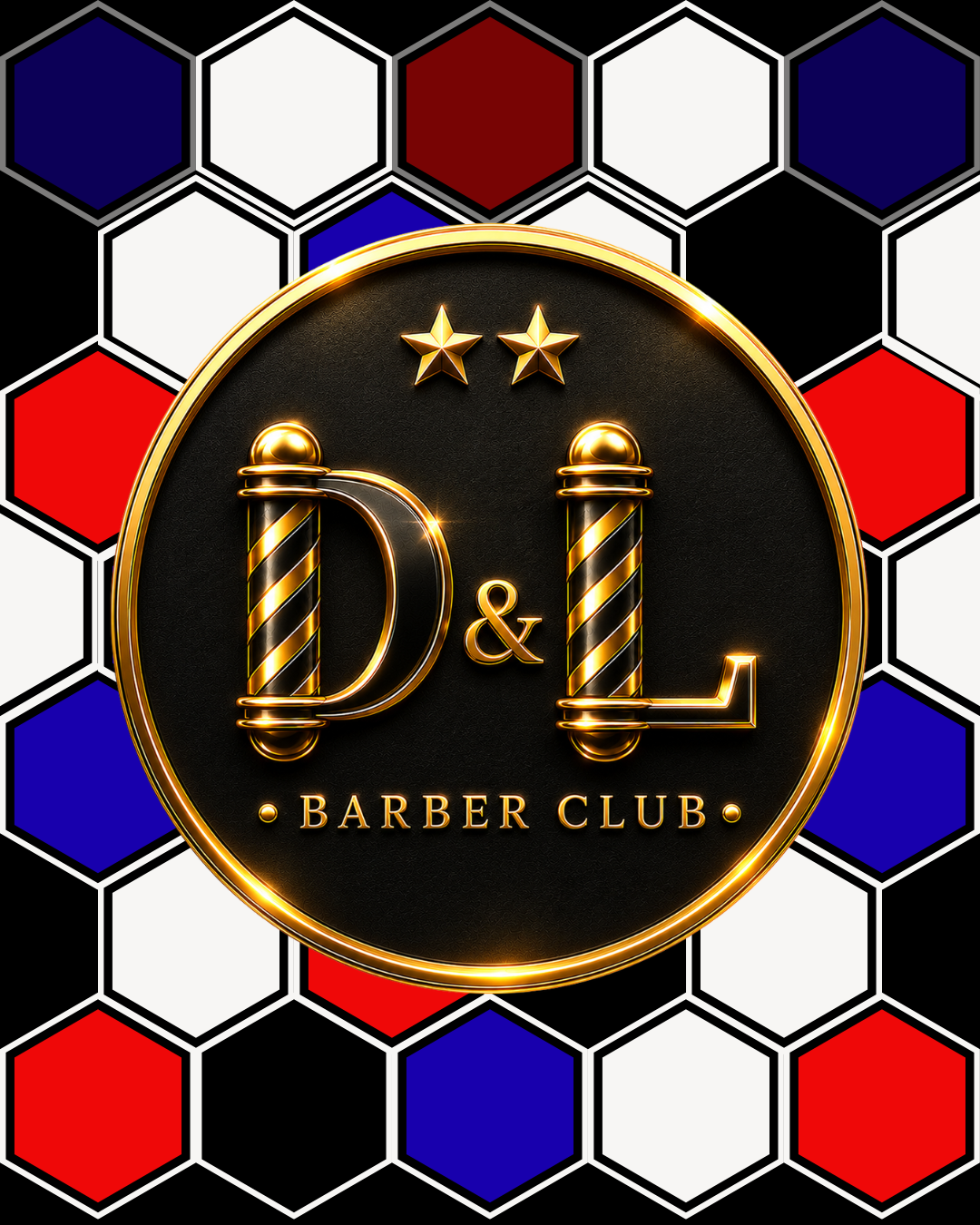 Logo de D&L Barber Club