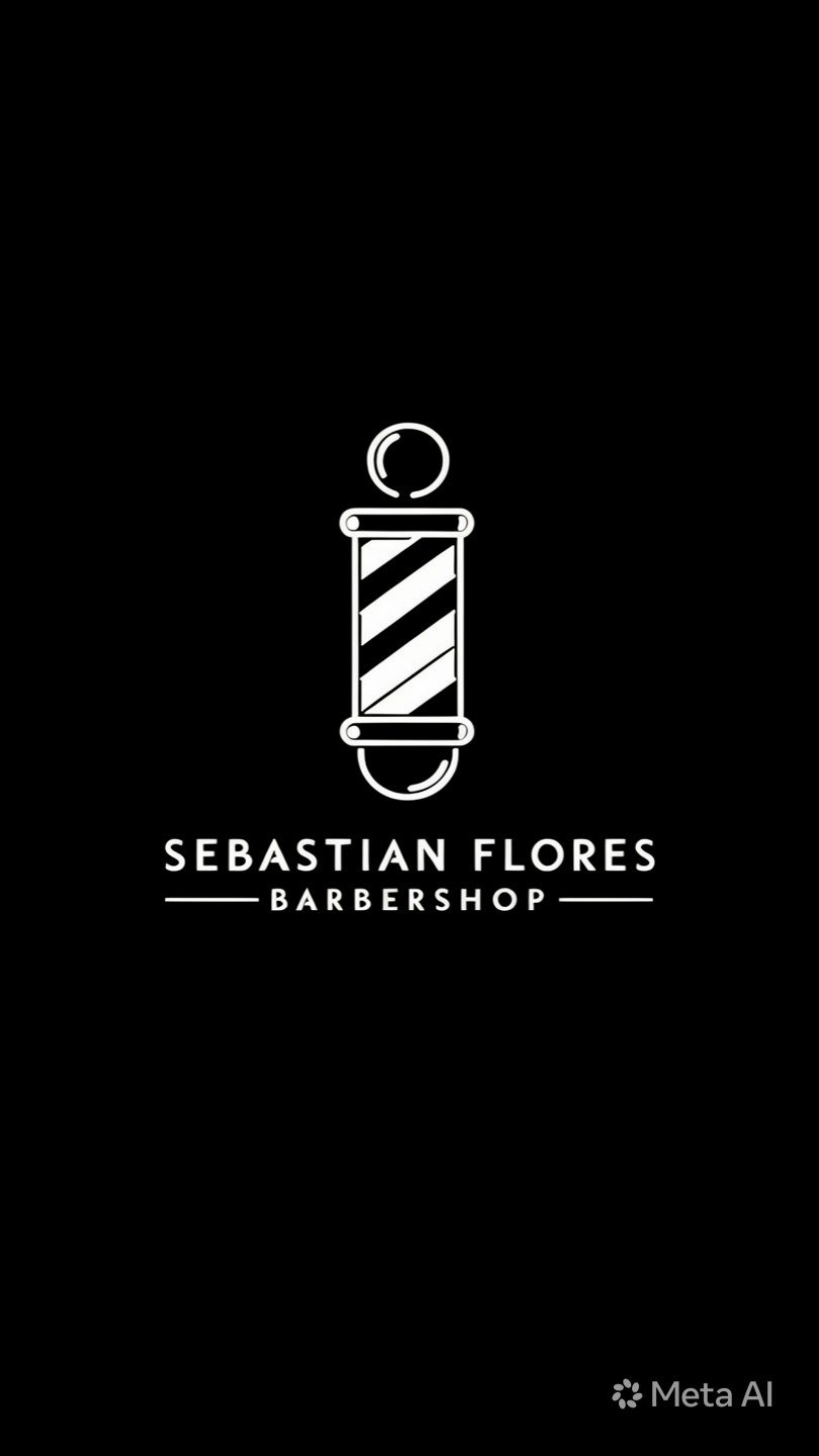 Logo de Sebastian Flores barbershop